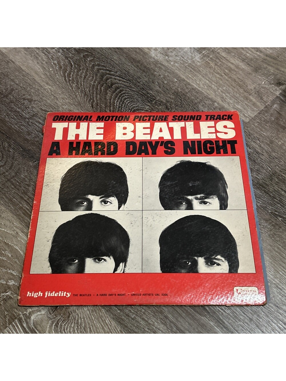 The Beatles A Hard Day’s Night - Vinyl LP 1964 United Artists UAL-6633B Original